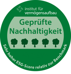 [Translate to English:] Unser Nachhaltigkeits-Siegel
